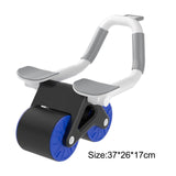Maxbell Ab Exercisers Abdominal Trainers Automatic Return Abdominal Roller Wheel Blue