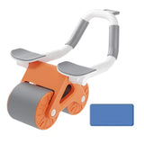 Maxbell Ab Exercisers Abdominal Trainers Automatic Return Abdominal Roller Wheel Orange