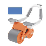 Maxbell Ab Exercisers Abdominal Trainers Automatic Return Abdominal Roller Wheel Orange