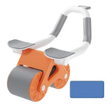 Maxbell Ab Exercisers Abdominal Trainers Automatic Return Abdominal Roller Wheel Orange