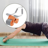 Maxbell Ab Exercisers Abdominal Trainers Automatic Return Abdominal Roller Wheel Orange