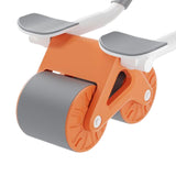 Maxbell Ab Exercisers Abdominal Trainers Automatic Return Abdominal Roller Wheel Orange