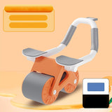 Maxbell Ab Exercisers Abdominal Trainers Automatic Return Abdominal Roller Wheel Orange