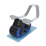 Maxbell Elbow Support Ab Roller Wheel Multi Ab Machine Automatic Return Blue