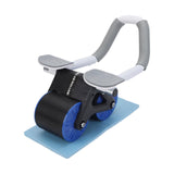 Maxbell Elbow Support Ab Roller Wheel Multi Ab Machine Automatic Return Blue