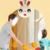 Maxbell Indoor Table Tennis Trainer Parent Child Interaction Toy for Kids Gifts Bunny