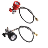 Maxbell Fill Station Charging Adapter Hose Accessory Part for Fire Fighting Tank Red