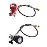 Maxbell Fill Station Charging Adapter Hose Accessory Part for Fire Fighting Tank Red