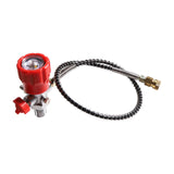 Maxbell Fill Station Charging Adapter Hose Accessory Part for Fire Fighting Tank Red