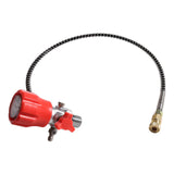Maxbell Fill Station Charging Adapter Hose Accessory Part for Fire Fighting Tank Red