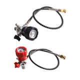 Maxbell Fill Station Charging Adapter Hose Accessory Part for Fire Fighting Tank Red