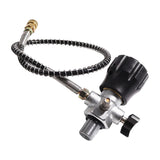 Maxbell Fill Station Charging Adapter Hose Accessory Part for Fire Fighting Tank Black