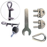 Maxbell Rope Steel Wire Joint Fitness Equipment Accessories for Gym Machine Cable 6mm