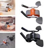 Maxbell Elbow Support Ab Rollers Wheel Home Gym Ab Machine Training Abdominal Muscle Orange