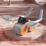 Maxbell Elbow Support Ab Rollers Wheel Home Gym Ab Machine Training Abdominal Muscle Orange