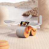 Maxbell Elbow Support Ab Rollers Wheel Home Gym Ab Machine Training Abdominal Muscle Orange
