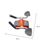 Maxbell Elbow Support Ab Rollers Wheel Home Gym Ab Machine Training Abdominal Muscle Orange