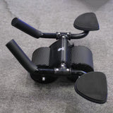 Maxbell Elbow Support Ab Rollers Wheel Home Gym Ab Machine Training Abdominal Muscle Black