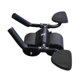 Maxbell Elbow Support Ab Rollers Wheel Home Gym Ab Machine Training Abdominal Muscle Black