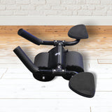 Maxbell Elbow Support Ab Rollers Wheel Home Gym Ab Machine Training Abdominal Muscle Black