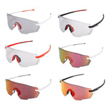 Maxbell Outdoor Cycling Glasses Sports Sunglasses Eye Protection for Fishing Hiking White