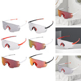 Maxbell Outdoor Cycling Glasses Sports Sunglasses Eye Protection for Fishing Hiking White