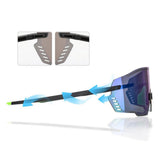 Maxbell Outdoor Cycling Glasses Sports Sunglasses Eye Protection for Fishing Hiking White