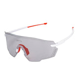 Maxbell Outdoor Cycling Glasses Sports Sunglasses Eye Protection for Fishing Hiking White
