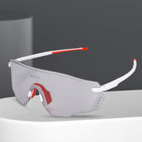 Maxbell Outdoor Cycling Glasses Sports Sunglasses Eye Protection for Fishing Hiking White