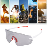 Maxbell Outdoor Cycling Glasses Sports Sunglasses Eye Protection for Fishing Hiking White
