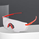 Maxbell Outdoor Cycling Glasses Sports Sunglasses Eye Protection for Fishing Hiking Red
