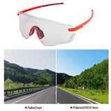 Maxbell Outdoor Cycling Glasses Sports Sunglasses Eye Protection for Fishing Hiking Red