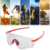 Maxbell Outdoor Cycling Glasses Sports Sunglasses Eye Protection for Fishing Hiking Red