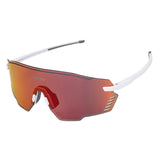 Maxbell Outdoor Cycling Glasses Sports Sunglasses Eye Protection for Fishing Hiking White and Red