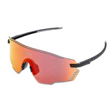 Maxbell Outdoor Cycling Glasses Sports Sunglasses Eye Protection for Fishing Hiking Black Red