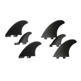 Maxbell 3Pcs Surfboard Fin Quick Release Surfing Fin for Accessory without Hole