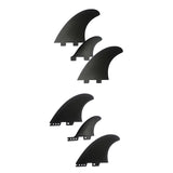 Maxbell 3Pcs Surfboard Fin Quick Release Surfing Fin for Accessory without Hole