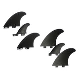Maxbell 3Pcs Surfboard Fin Quick Release Surfing Fin for Accessory without Hole