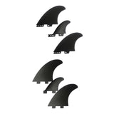 Maxbell 3Pcs Surfboard Fin Quick Release Surfing Fin for Accessory without Hole