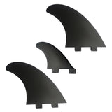 Maxbell 3Pcs Surfboard Fin Quick Release Surfing Fin for Accessory without Hole