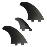 Maxbell 3Pcs Surfboard Fin Quick Release Surfing Fin for Accessory without Hole