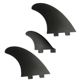 Maxbell 3Pcs Surfboard Fin Quick Release Surfing Fin for Accessory without Hole