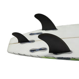 Maxbell 3Pcs Surfboard Fin Quick Release Surfing Fin for Accessory without Hole