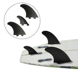 Maxbell 3Pcs Surfboard Fin Quick Release Surfing Fin for Accessory without Hole