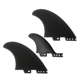 Maxbell 3Pcs Surfboard Fin Quick Release Surfing Fin for Accessory with Hole
