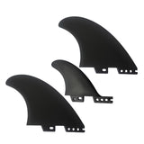 Maxbell 3Pcs Surfboard Fin Quick Release Surfing Fin for Accessory with Hole