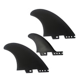 Maxbell 3Pcs Surfboard Fin Quick Release Surfing Fin for Accessory with Hole
