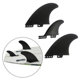 Maxbell 3Pcs Surfboard Fin Quick Release Surfing Fin for Accessory with Hole