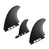 Maxbell 3 Pieces Universal Soft Top Surfing Fin Surfboard Fins Longboard Accessory