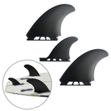Maxbell 3 Pieces Universal Soft Top Surfing Fin Surfboard Fins Longboard Accessory